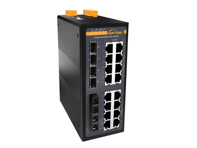 16個(gè)百兆電口+4個(gè)千兆光口+2個(gè)百兆光口（OPT-IES1022系列）